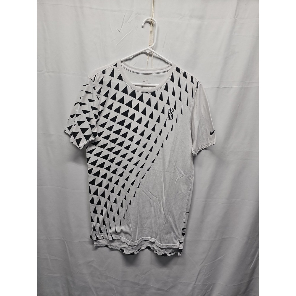 Nike X Kyrie Irving ART1 Dri-fit White Tee Size Small Geometric‎